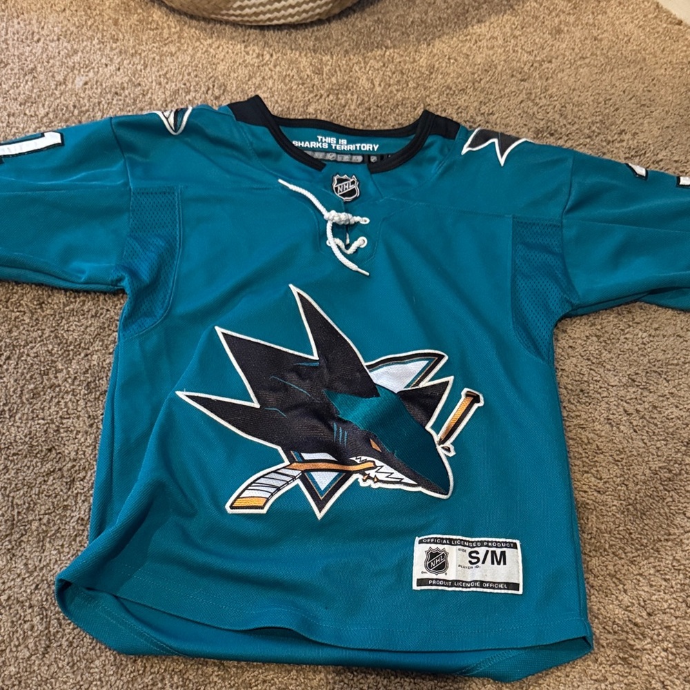 Fanatics Teal Kids Hockey Jersey